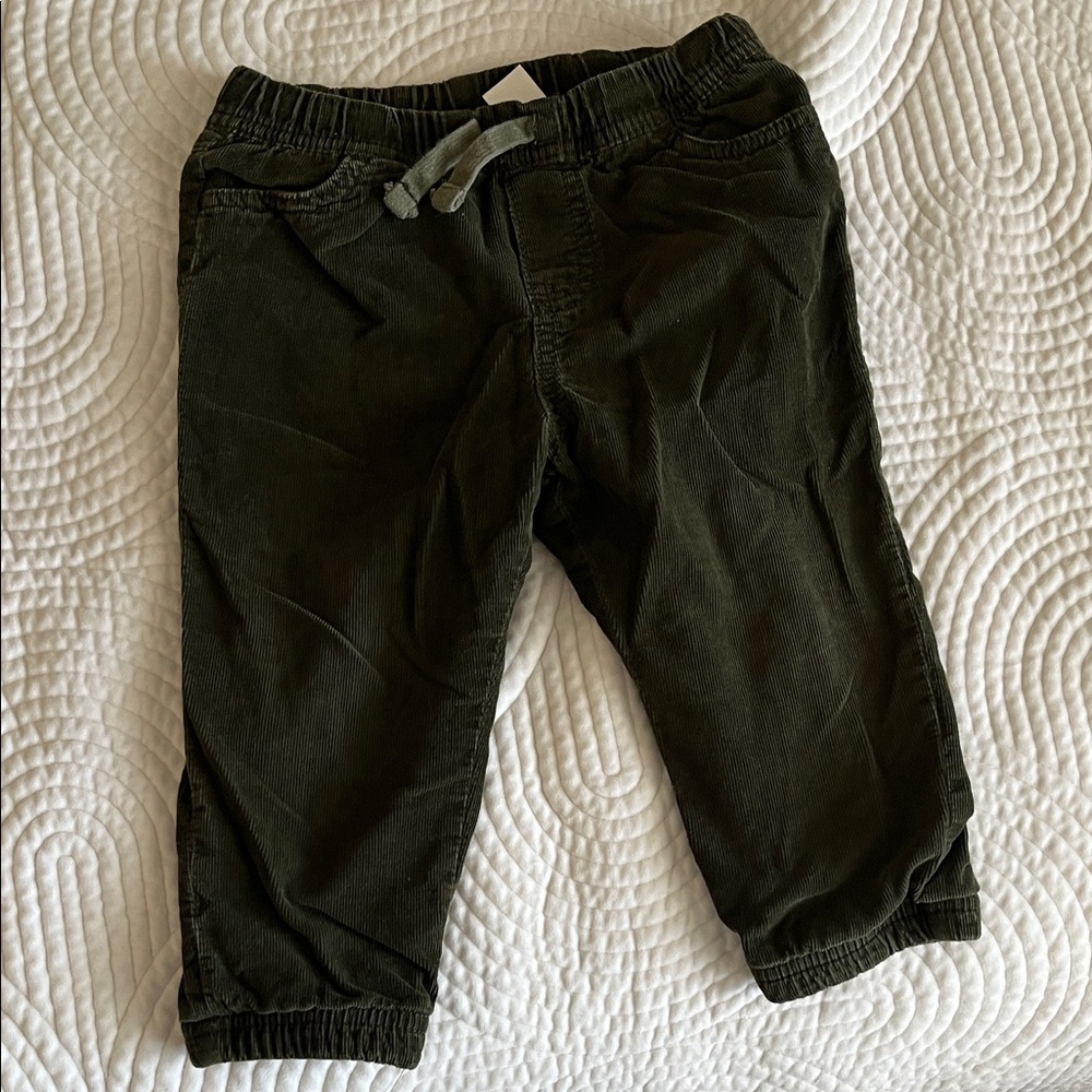 OshKosh B'gosh Toddler Boys Dark Green Corduroy Jeans